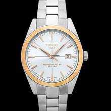 Thumbnail von Tissot Gentleman T927.407.41.031.00 - T-Gold Automatic Silver Dial Stainless Steel Men's Watch </h1>
