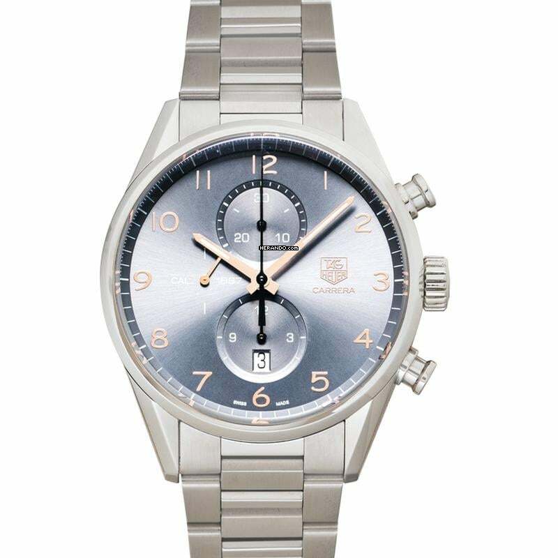 TAG Heuer Carrera Calibre 1887 CAR2013.BA0799 - Carrera Automatic Grey Dial Stainless Steel Men's Watch </h1>