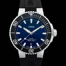 Thumbnail von Oris Aquis 01 733 7766 4135-07 4 22 64FC - Aquis Automatic Blue Dial Stainless Steel Men's Watch </h1>