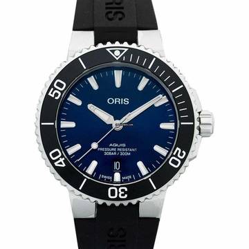  Oris Aquis 01 733 7766 4135-07 4 22 64FC - Aquis Automatic Blue Dial Stainless Steel Men's Watch </h1> 