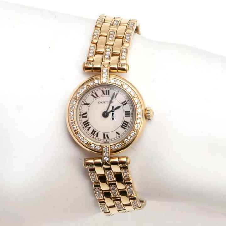  Cartier Panthère VENDOME 24mm 18K Yellow Gold Diamond Watch </h1> 