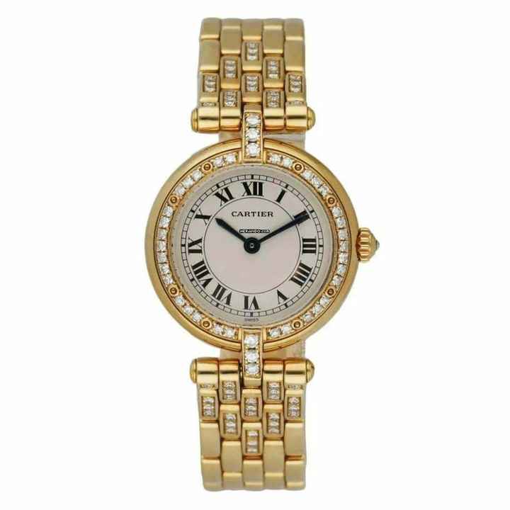  Cartier Panthère VENDOME 24mm 18K Yellow Gold Diamond Watch </h1> 