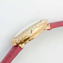 Thumbnail von Cartier Baignoire Mini 18K Yellow Gold Watch Diamond Bezel </h1>