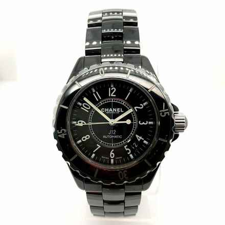  Chanel J12 Automatic Black Ceramics & Steel Watch </h1> 