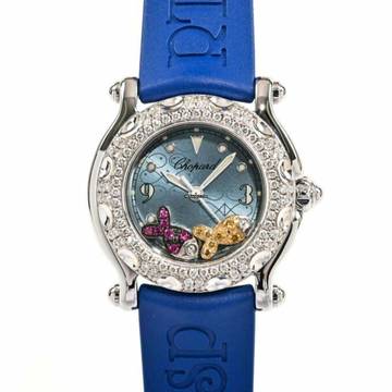  Chopard Happy Sport 26mm Steel 1.15TCW Diamond Watch </h1> 