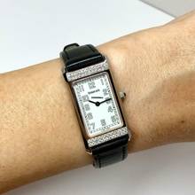 Thumbnail von Tiffany Quartz 20mm Steel O.39TCW DIAMOND Watch </h1>