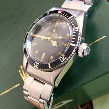 Thumbnail von Rolex Submariner (No Date) Radium 6538 4 Line Big Crown Gilt / Radium Zifferblatt aus 1956