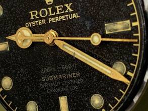 Thumbnail von Rolex Submariner (No Date) Radium 6538 4 Line Big Crown Gilt / Radium Zifferblatt aus 1956