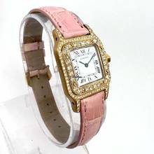 Thumbnail von Cartier Santos Galbée 24mm 18K Yellow Gold 1.06TCW DIAMOND Watch </h1>
