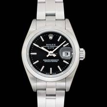 Thumbnail von Rolex Oyster Perpetual Lady Date 79160 Black - Lady Datejust Automatic Black Dial Stainless Steel Ladies Watch </h1>