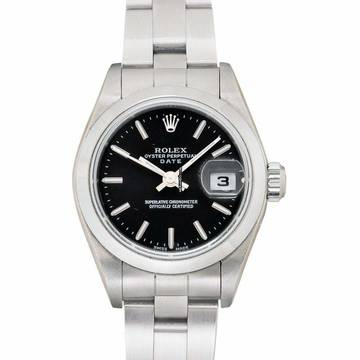  Rolex Oyster Perpetual Lady Date 79160 Black - Lady Datejust Automatic Black Dial Stainless Steel Ladies Watch </h1> 