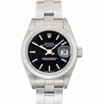  Rolex Oyster Perpetual Lady Date 79160 Black - Lady Datejust Automatic Black Dial Stainless Steel Ladies Watch </h1> 