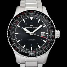 Thumbnail von Hamilton Khaki Aviation H76615130 - Khaki Aviation Automatic Black Dial Stainless Steel Men's Watch </h1>