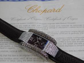 Thumbnail von Chopard La Strada Damenuhr mit original Brillantbesatz im Sammler Full Set </h1>