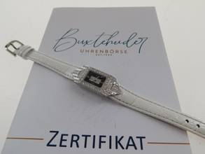 Thumbnail von Audemars Piguet 18 Karat Weißgold Charleston Damenuhr mit original Diamantbesatz und Onyx Blatt Rarität </h1>