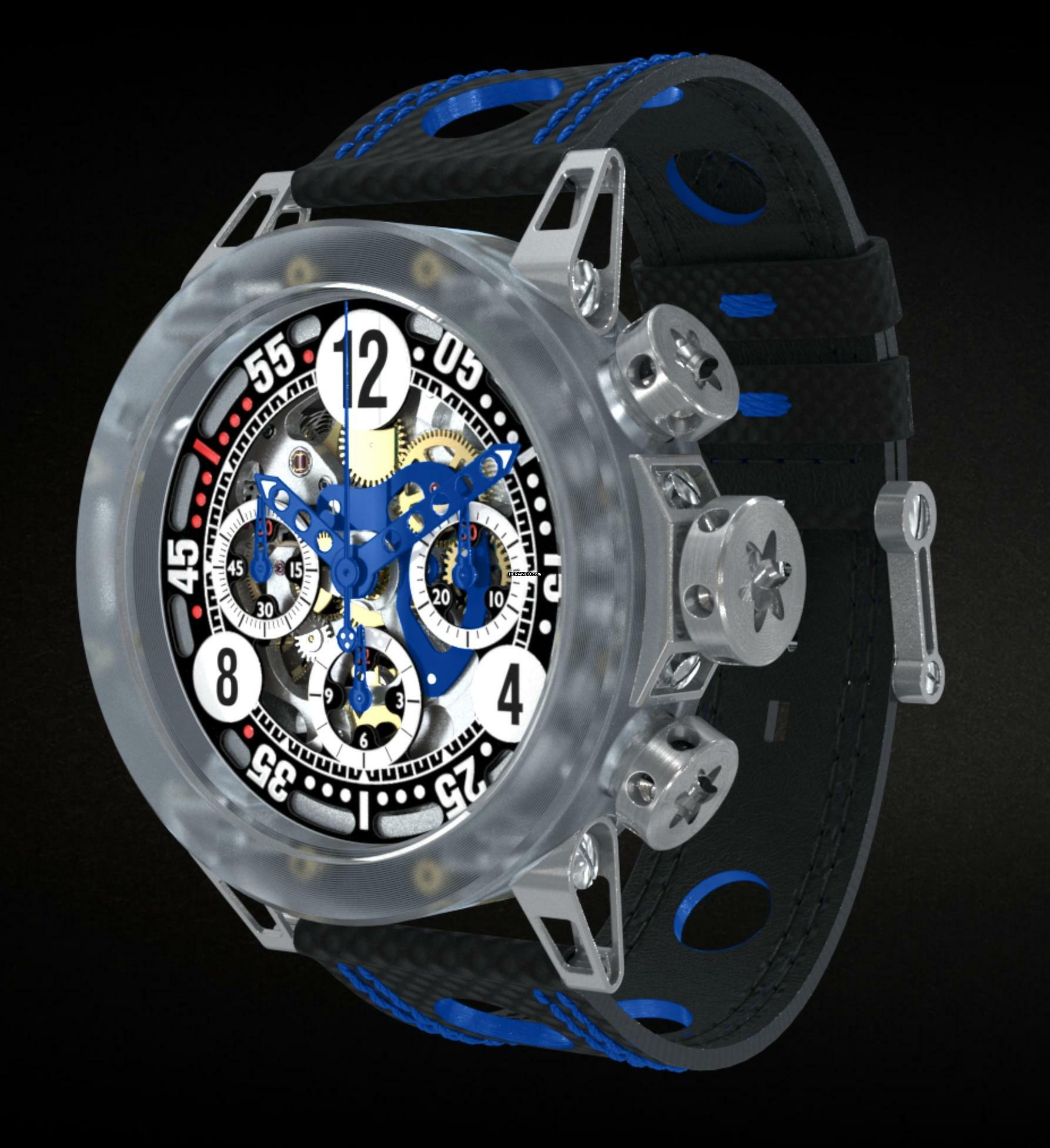 B.R.M The lightest Autom.Chrono in the World Optional in 5 Farben