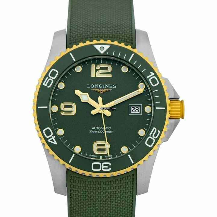  Longines HydroConquest L37813069 - HydroConquest Automatic Green Dial Stainless Steel Men's Watch </h1> 