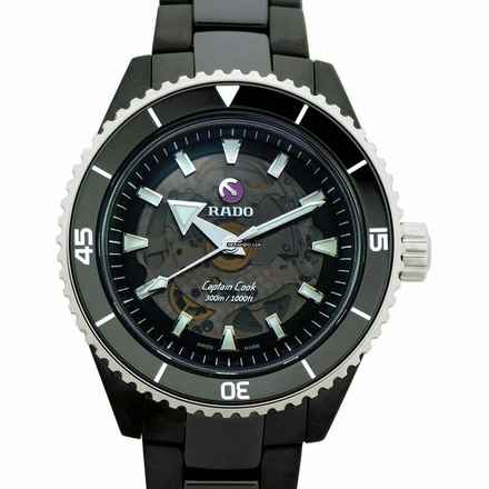  Rado HyperChrome Captain Cook R32127152 - Captain Cook Automatic Black Dial Ceramic Men's Watch </h1> 