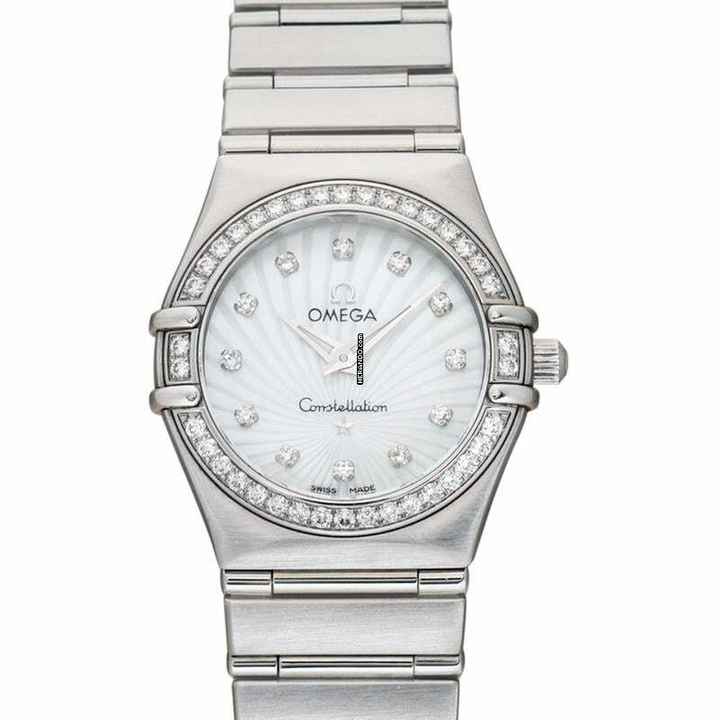  Omega Constellation Ladies 111.15.23.60.55.001 - Constellation Quartz White Dial Stainless Steel Ladies Watch </h1> 