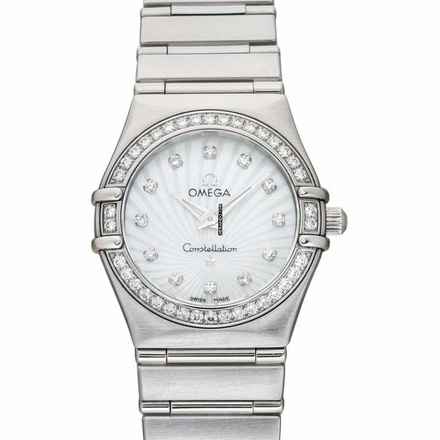  Omega Constellation Ladies 111.15.23.60.55.001 - Constellation Quartz White Dial Stainless Steel Ladies Watch </h1> 
