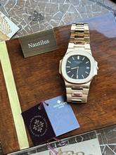 Thumbnail von Patek Philippe Nautilus 3700/1 Nautilus Jumbo Gelbgold Tritium Zifferblatt Box + Stammbuchauszug