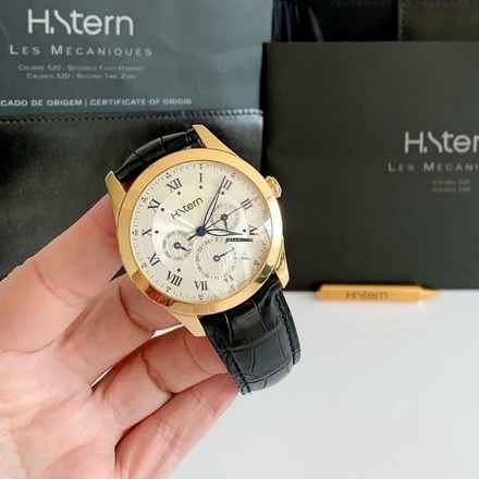  H Stern Two Time Zone Ouro 18k 40mm Edição de 50 unidades 