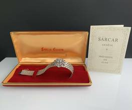 Thumbnail von SARCAR GENEVE Lady Jewel watch white gold 18KT with real rubies and diamond's Full Set </h1>