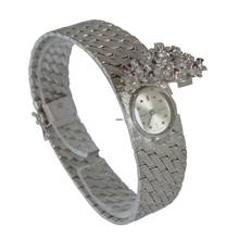 Thumbnail von SARCAR GENEVE Lady Jewel watch white gold 18KT with real rubies and diamond's Full Set </h1>