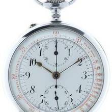 Thumbnail von Swiss Mans open face Chronograph Pocketwatch </h1>