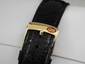 Thumbnail von Corum Romvlvs 18 Karat Gelbgold Romulus Automatik Herrenuhr 35 mm im Best Zustand mit Box und Zubehör </h1>