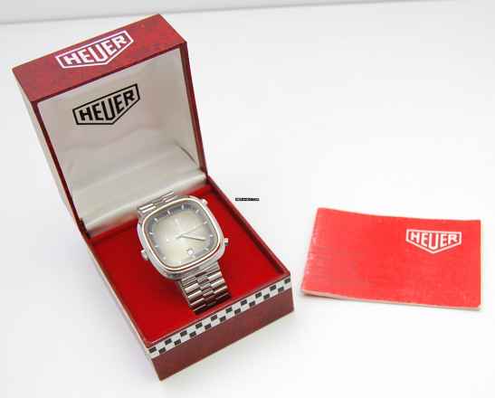  Heuer Silverstone Vintage Chronograph aus 1970er Box & Papiere