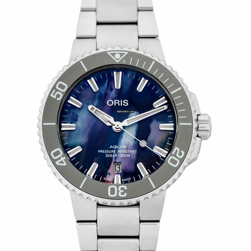  Oris Aquis 01 733 7766 4150-SET - Aquis Automatic Multi-Color Dial Stainless Steel Men's Watch </h1> 