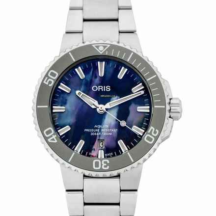  Oris Aquis 01 733 7766 4150-SET - Aquis Automatic Multi-Color Dial Stainless Steel Men's Watch </h1> 