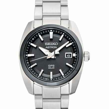  Seiko Astron SBXD005 - Astron Eco-Drive Black Dial Stainless Steel Men's Watch </h1> 