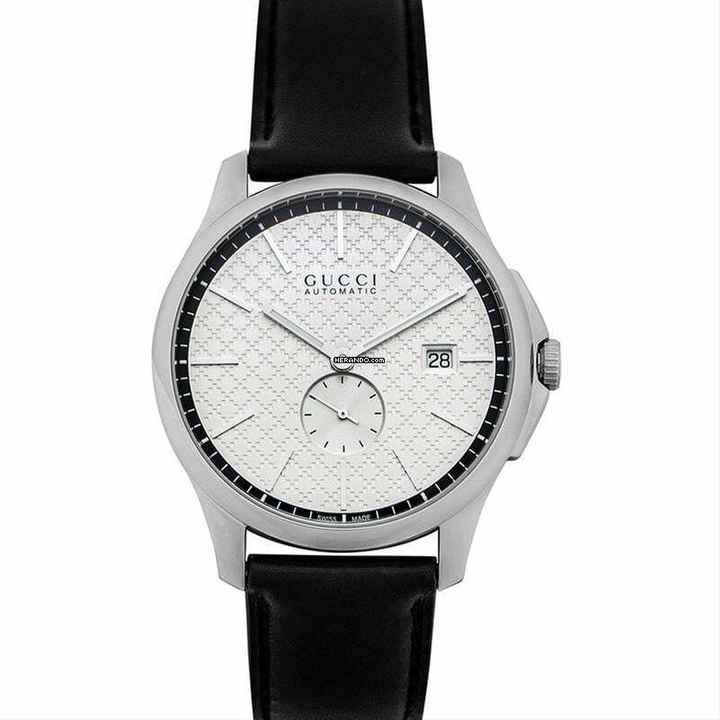  Gucci G-Timeless YA126313 - G-Timeless Automatic Silver Dial Stainless Steel Men's Watch </h1> 