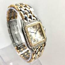 Thumbnail von Cartier Panthère Quartz 27mm 3 Row Gold 1.25TCW DIAMOND Watch </h1>