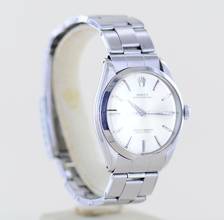 Thumbnail von Rolex Oyster Perpetual 34 Vintage Oysterband Chronometer Tritium 1965 Papiere rar </h1>