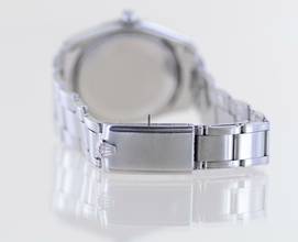 Thumbnail von Rolex Oyster Perpetual 34 Vintage Oysterband Chronometer Tritium 1965 Papiere rar </h1>