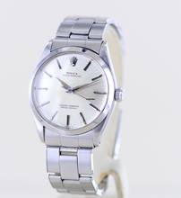 Thumbnail von Rolex Oyster Perpetual 34 Vintage Oysterband Chronometer Tritium 1965 Papiere rar </h1>