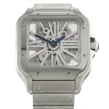  Cartier Santos De Cartier Skeleton Ref.WHSA0015 unworn </h1> 