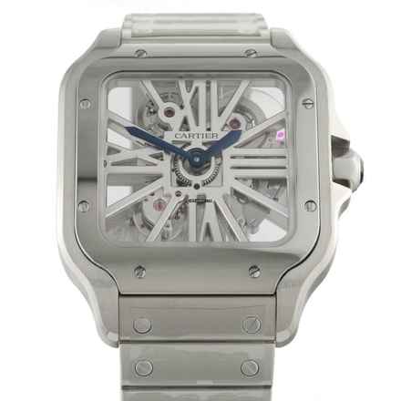  Cartier Santos De Cartier Skeleton Ref.WHSA0015 unworn </h1> 