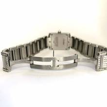 Thumbnail von Cartier Tank Française Quartz 20mm Steel 5.5TCW Full DIAMOND Watch </h1>