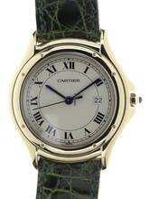 Thumbnail von Cartier Cougar Gents Quartz Wristwatch Panthère Cougar 001140 </h1>