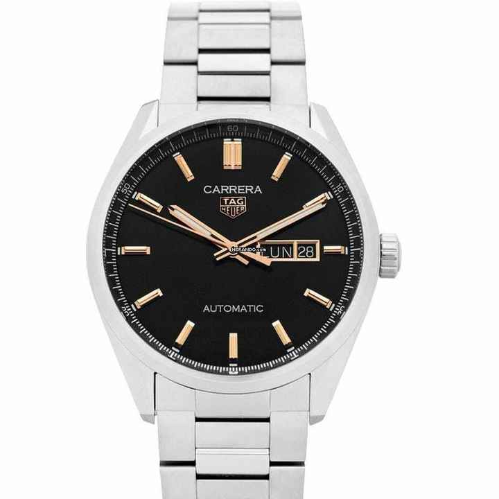  TAG Heuer Carrera WBN2013.BA0640 - Carrera Automatic Black Dial Stainless Steel Men's Watch </h1> 