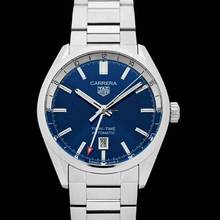 Thumbnail von TAG Heuer WBN201A.BA0640 - Automatic Blue Dial Stainless Steel Men's Watch </h1>