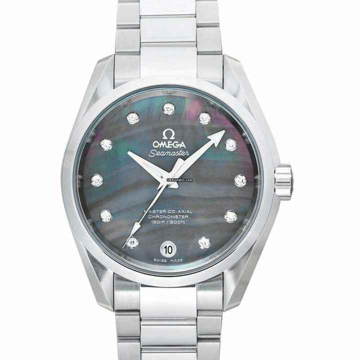  Omega Seamaster Aqua Terra 231.10.39.21.57.001 - Seamaster Automatic Mother of pearl Dial Stainless Steel Ladies Watc </h1> 