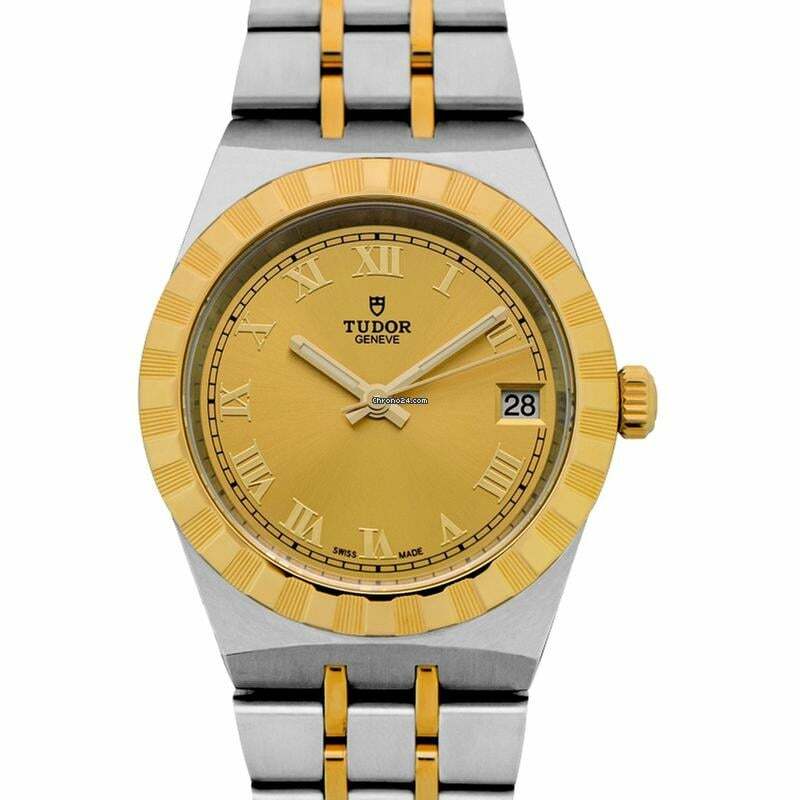  Tudor Royal 28403-0004 - Tudor Royal Automatic Champagne Dial Stainless Steel Ladies Watch </h1> 