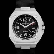 Thumbnail von Bell & Ross BR 05 BR05G-BL-ST/SRB - BR 05 GMT Automatic Black Dial Stainless Steel Men's Watch </h1>