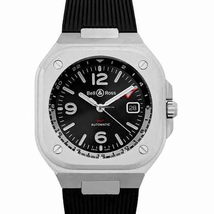  Bell & Ross BR 05 BR05G-BL-ST/SRB - BR 05 GMT Automatic Black Dial Stainless Steel Men's Watch </h1> 