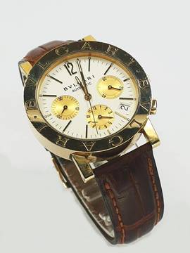  Bulgari Bulgari Rare Bvlgari Automatic Chrono 18k Gold 